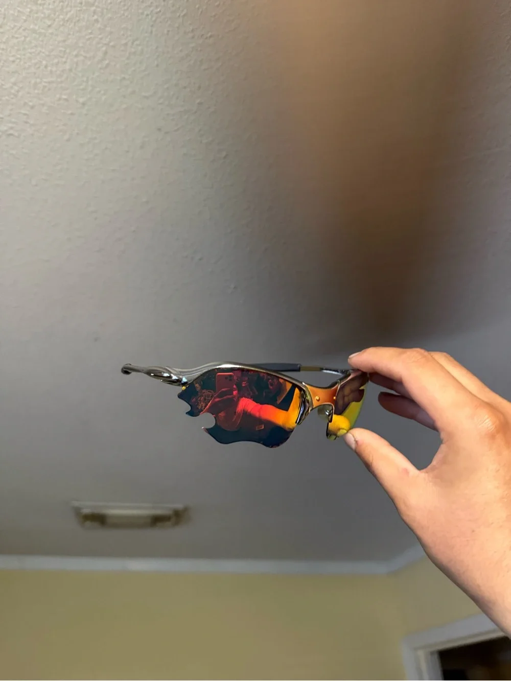 Oakley Red-Orange Mirrored Replacement Lens